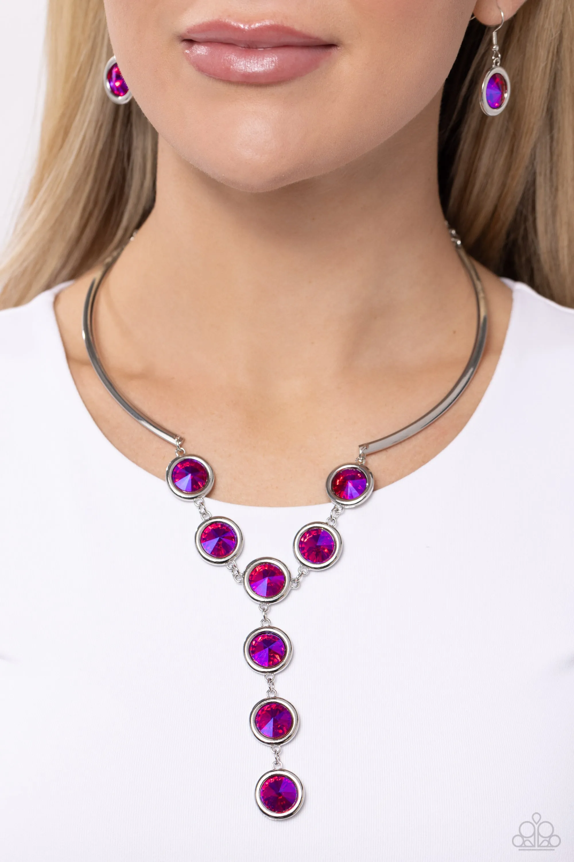 Paparazzi Cheers to Confidence Necklace Pink