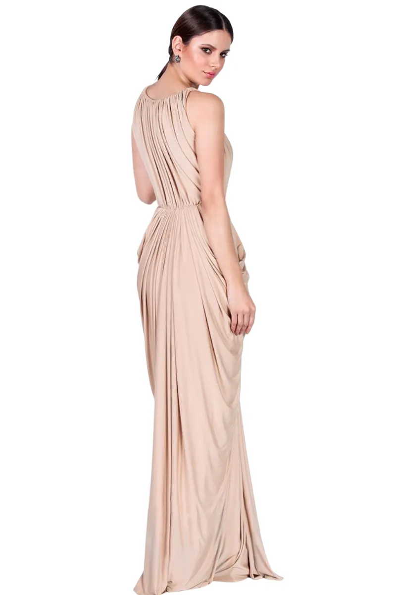 Pia Gladys Perey AMBROSIA Silk Jersey Mermaid Bridesmaid Maxi Dress