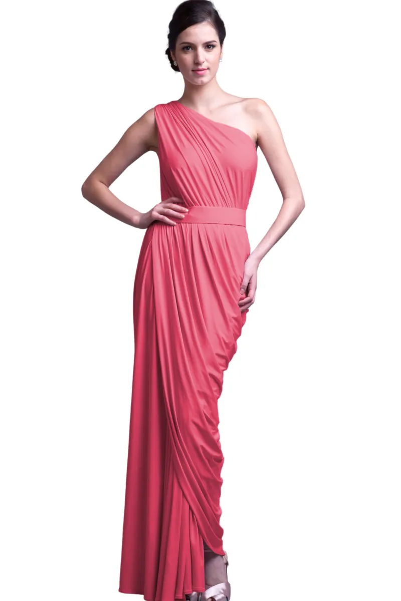 Pia Gladys Perey INGRID Silk Jersey One Shoulder Mermaid Bridesmaid Dress