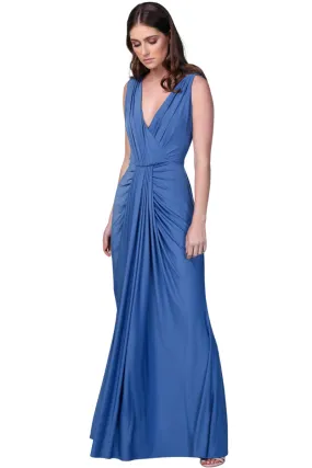 Pia Gladys Perey JESSA Silk Jersey Bridesmaid Maxi Dress