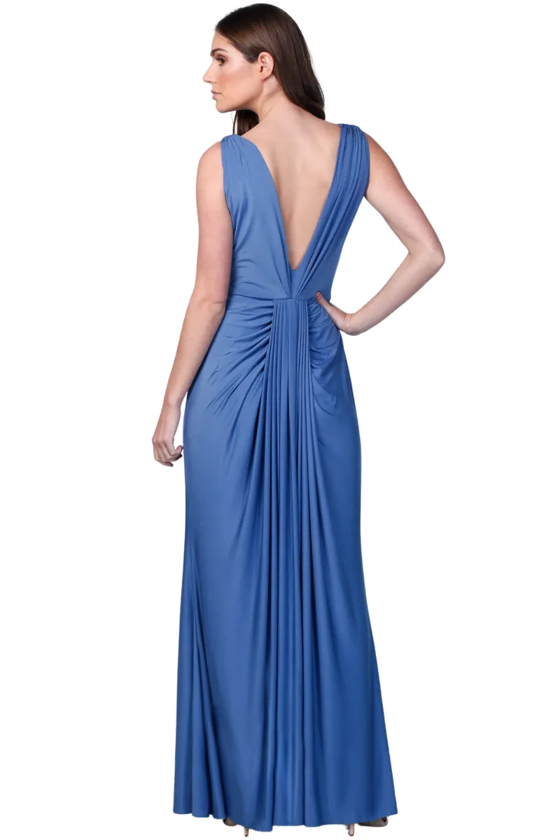 Pia Gladys Perey JESSA Silk Jersey Bridesmaid Maxi Dress