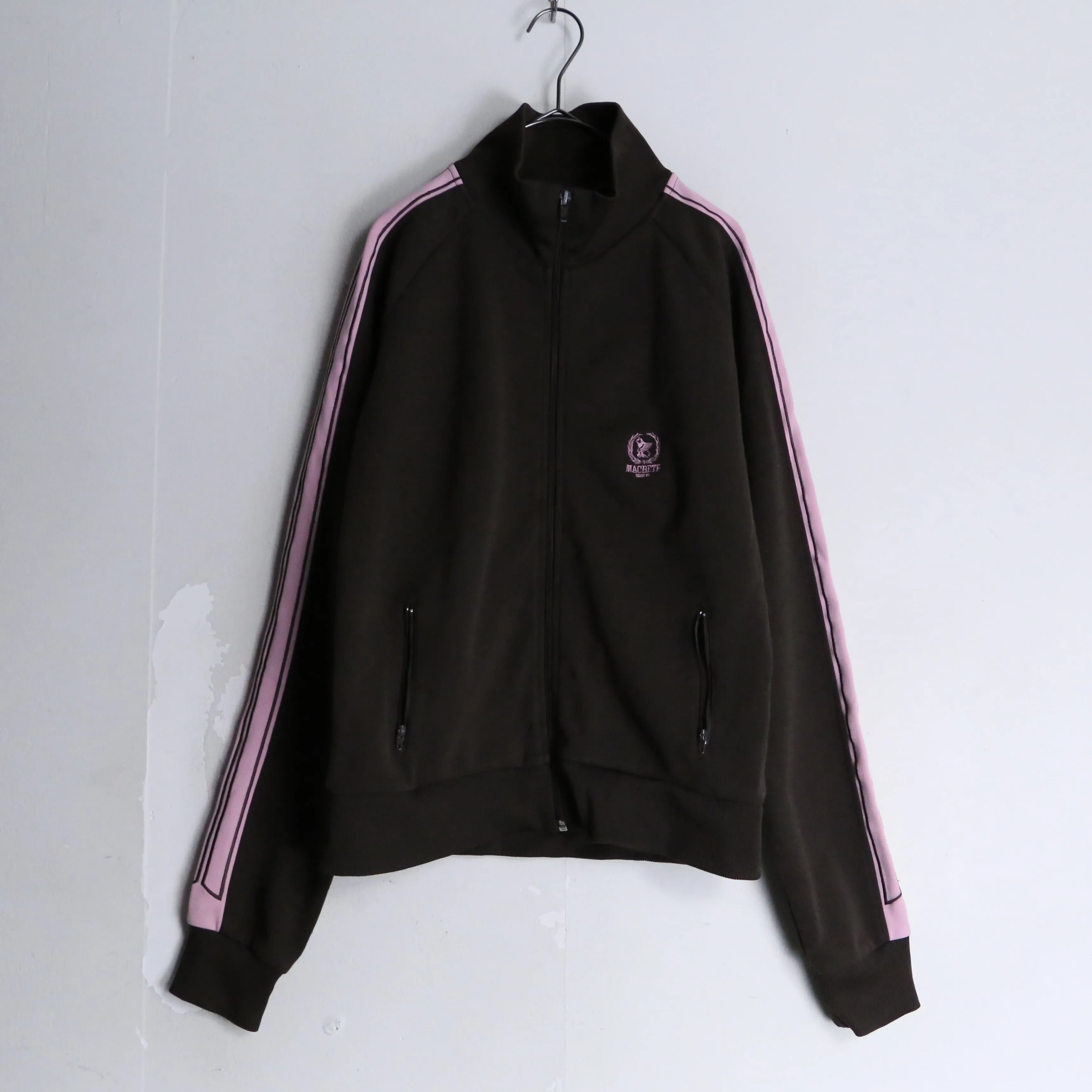 "MACTBETH" brown track jacket