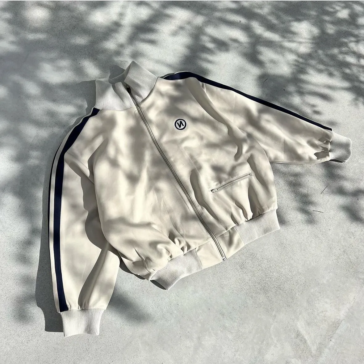 "N" Logo Simple Track Jacket