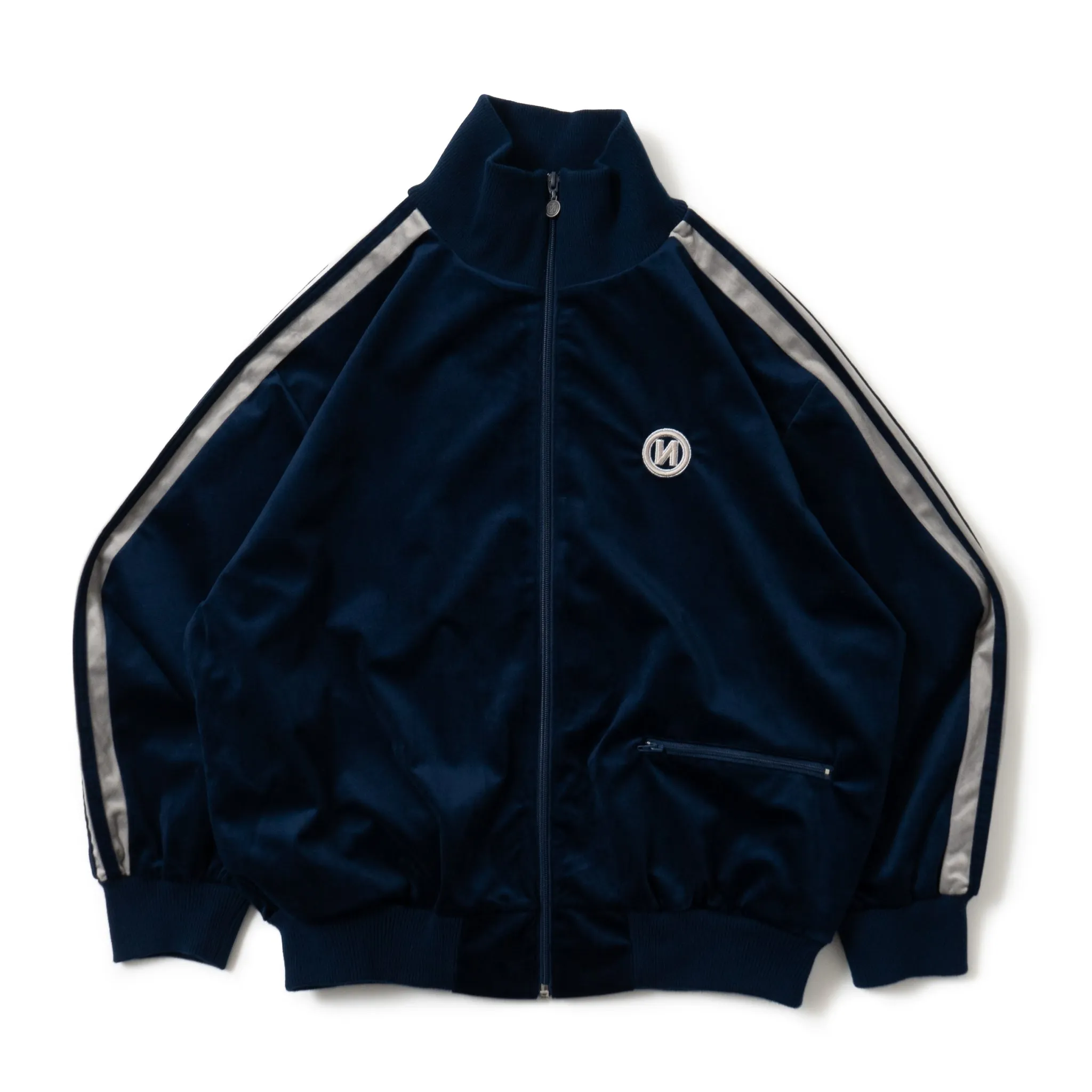 "N" Logo Velor Track Jacket