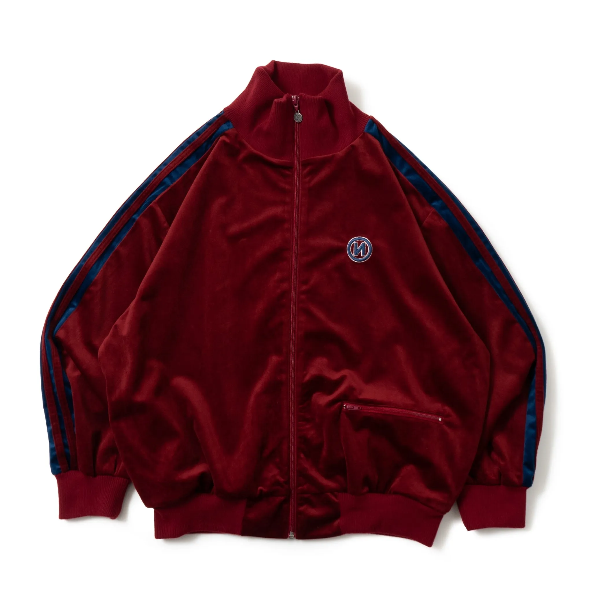 "N" Logo Velor Track Jacket