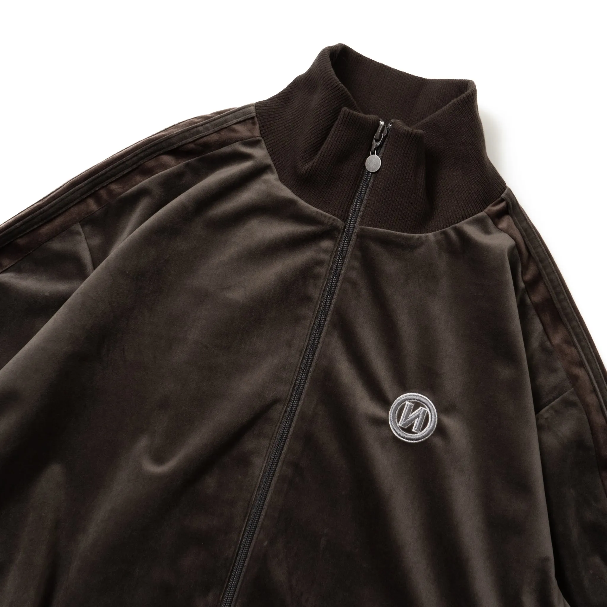 "N" Logo Velor Track Jacket