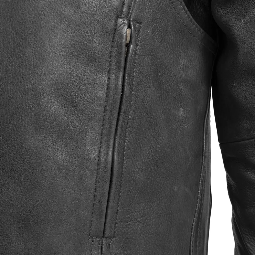 Raider Men's Motorcycle Leather Jacket - Extreme Biker Leather