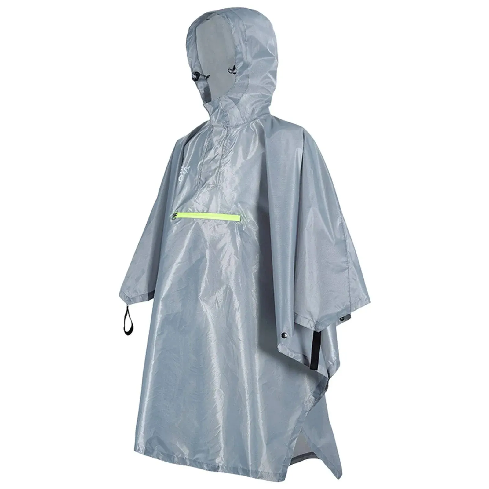 Rain Cape Men Women Raincoat Bicycle Raincoat Rain Coat Rainwear with Reflector Rainproof Poncho with Reflective Strip