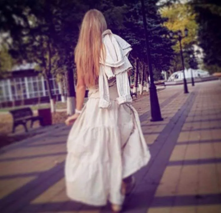 Raw Cotton Transformer Bohemian Maxi Skirt / Off White