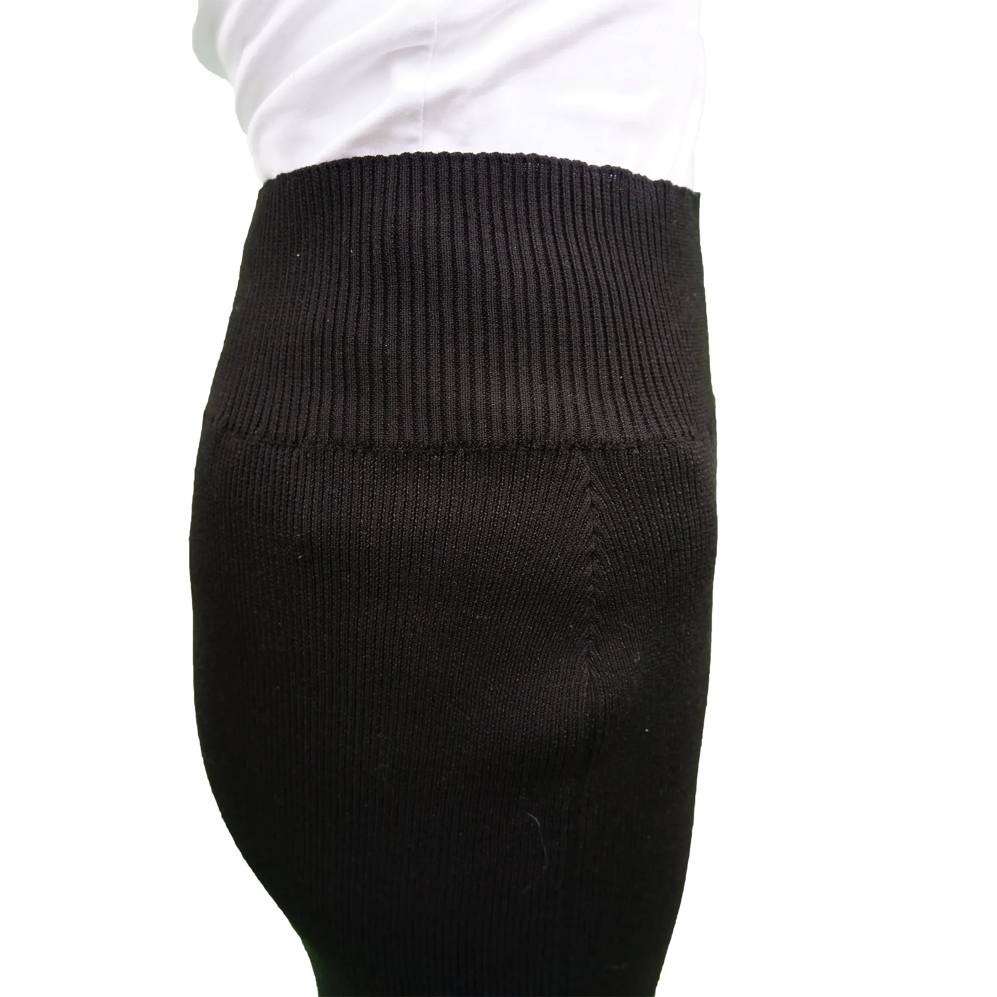 RICK OWENS 2018 COLLLCTION MAXI TUBE KNIT SKIRT