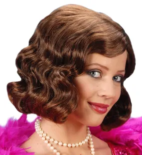 Roaring 20's Brown Wig