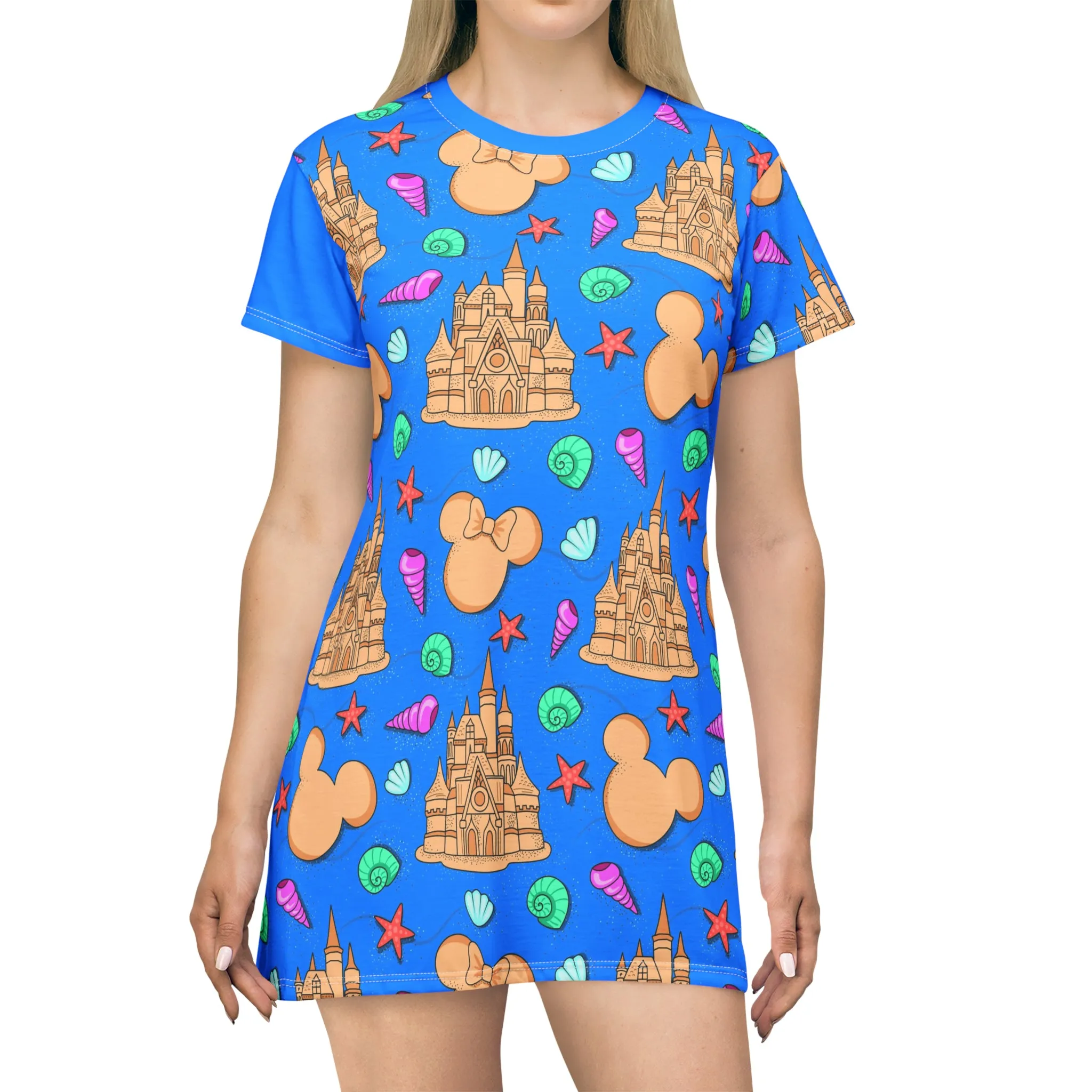 Sand Castles T-Shirt Dress