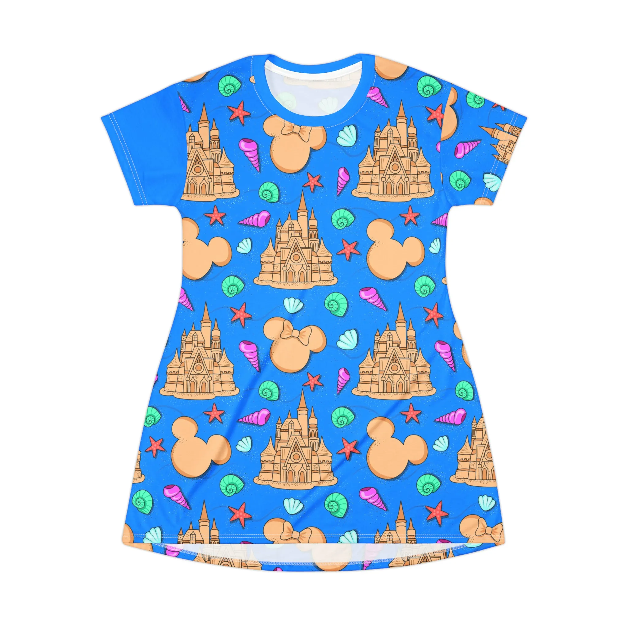 Sand Castles T-Shirt Dress