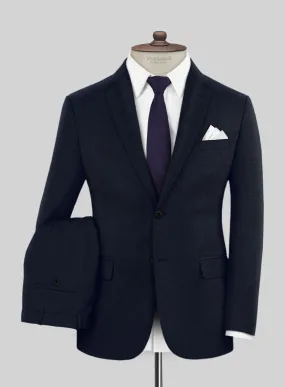 Scabal Sapphire Navy Blue Wool Suit