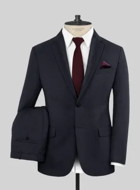 Scabal Tedra Blue Wool Suit