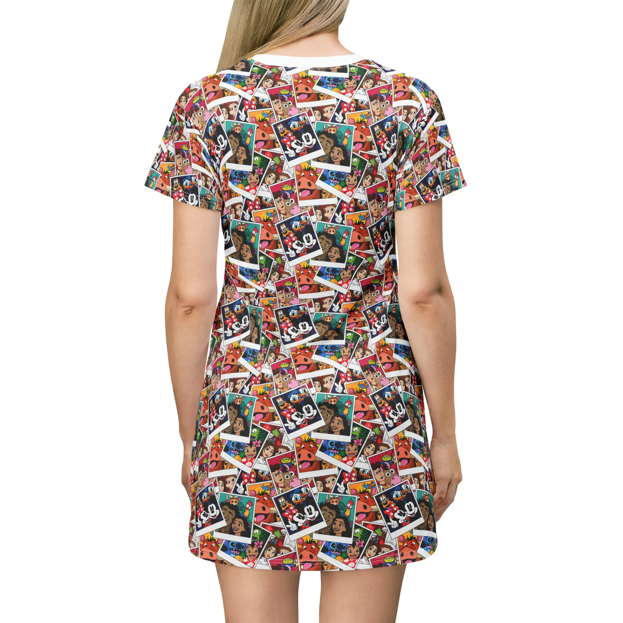 Selfies T-Shirt Dress