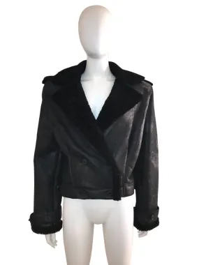 Shearling Biker Jacket