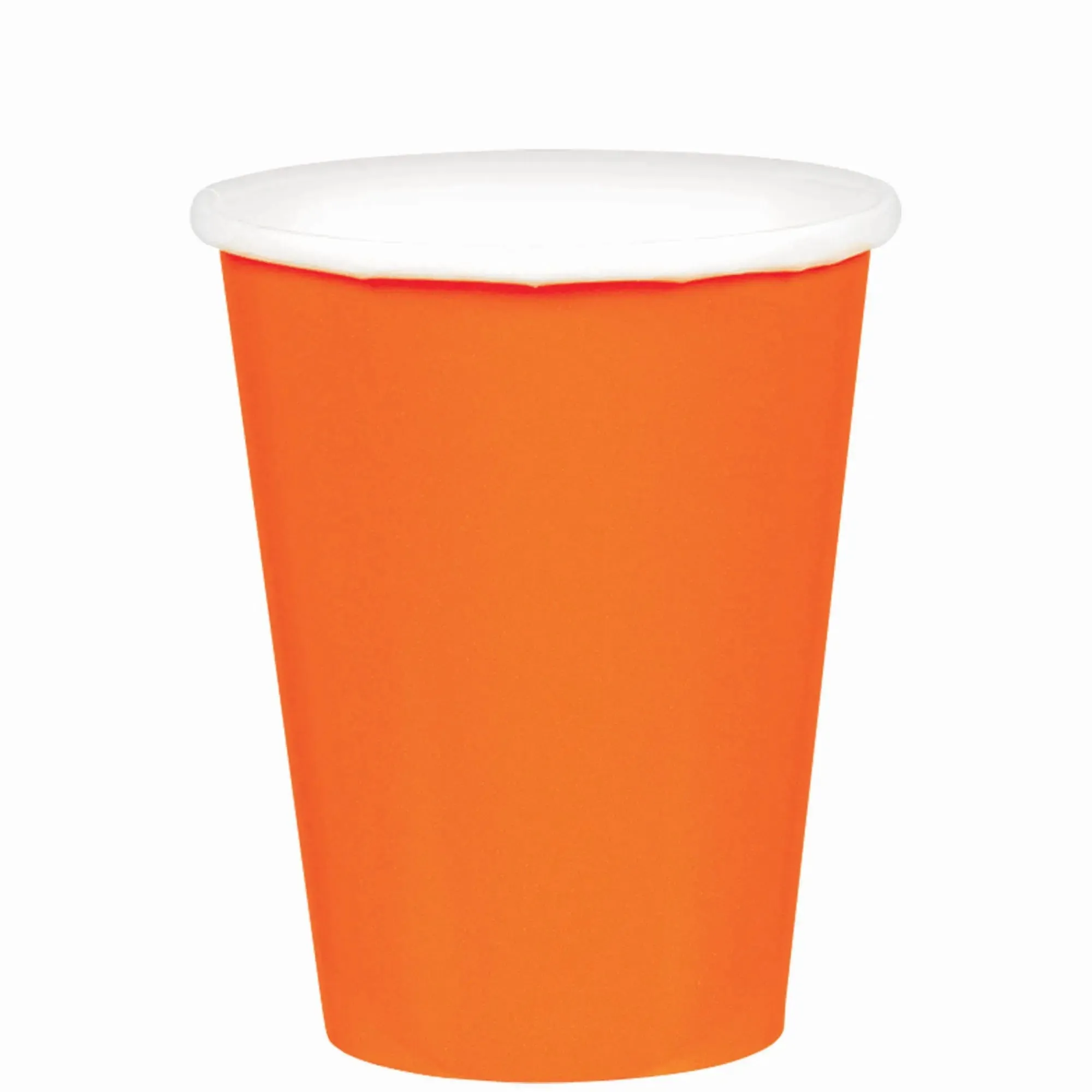 Solid Color Cups, 9oz, Paper - 20/Pack or 120/Case