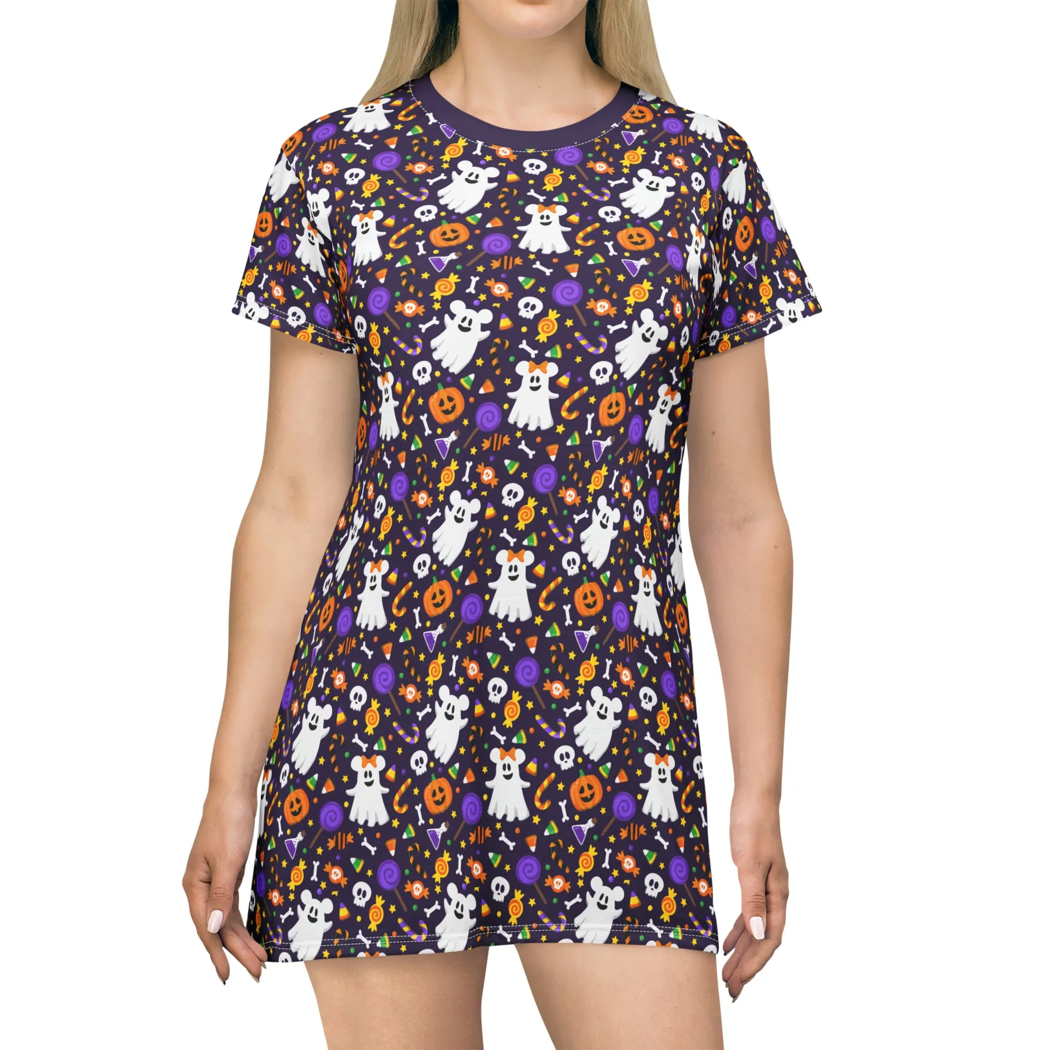 Spooky Mice T-Shirt Dress