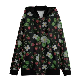 Strawberry Dreams Midnight Men's Varsity Jacket