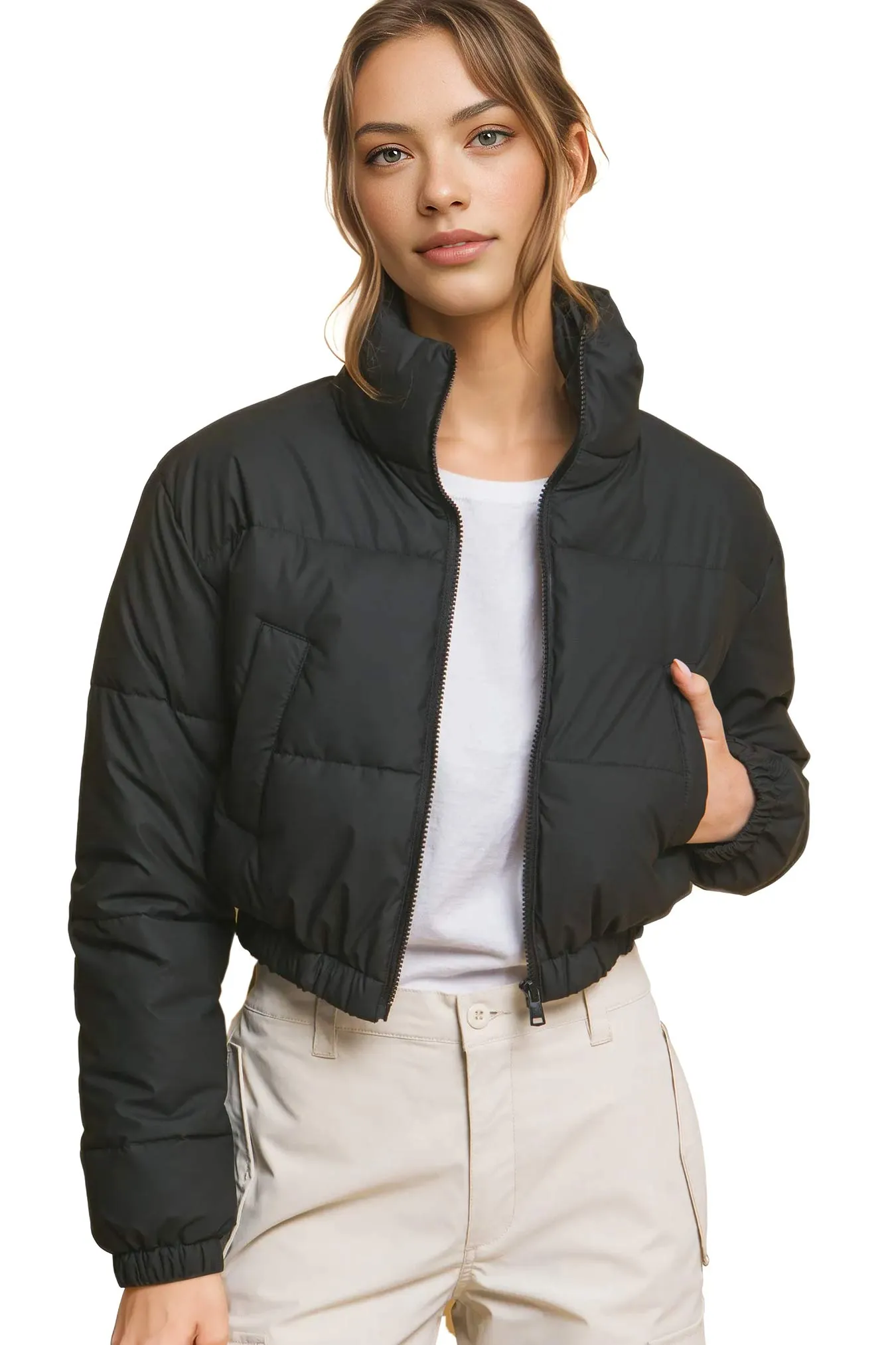 Super Crop Puffer Jacket