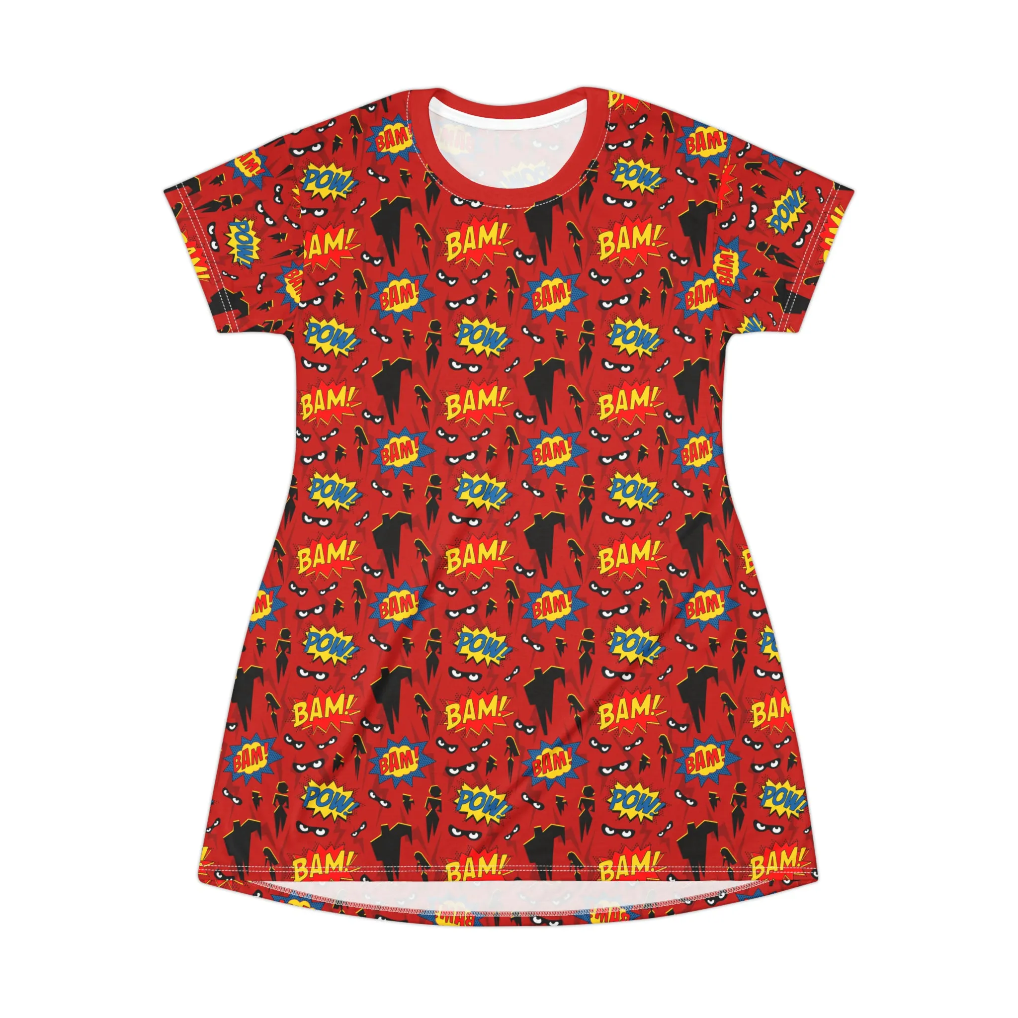 Super Heroes T-Shirt Dress