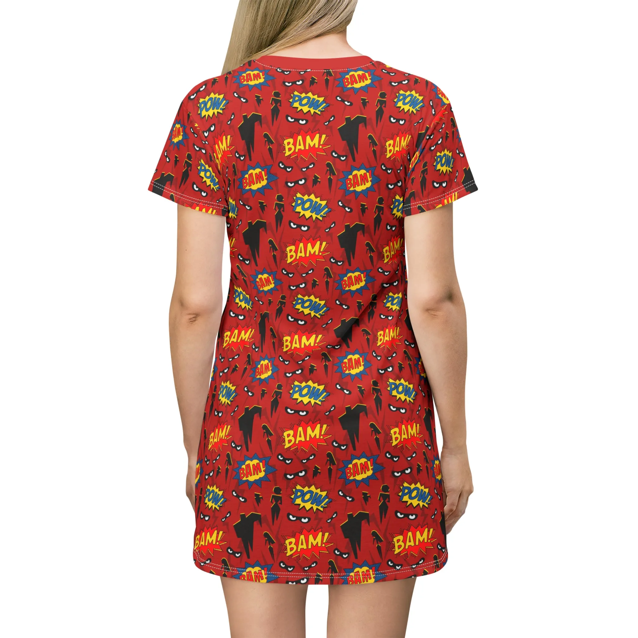 Super Heroes T-Shirt Dress