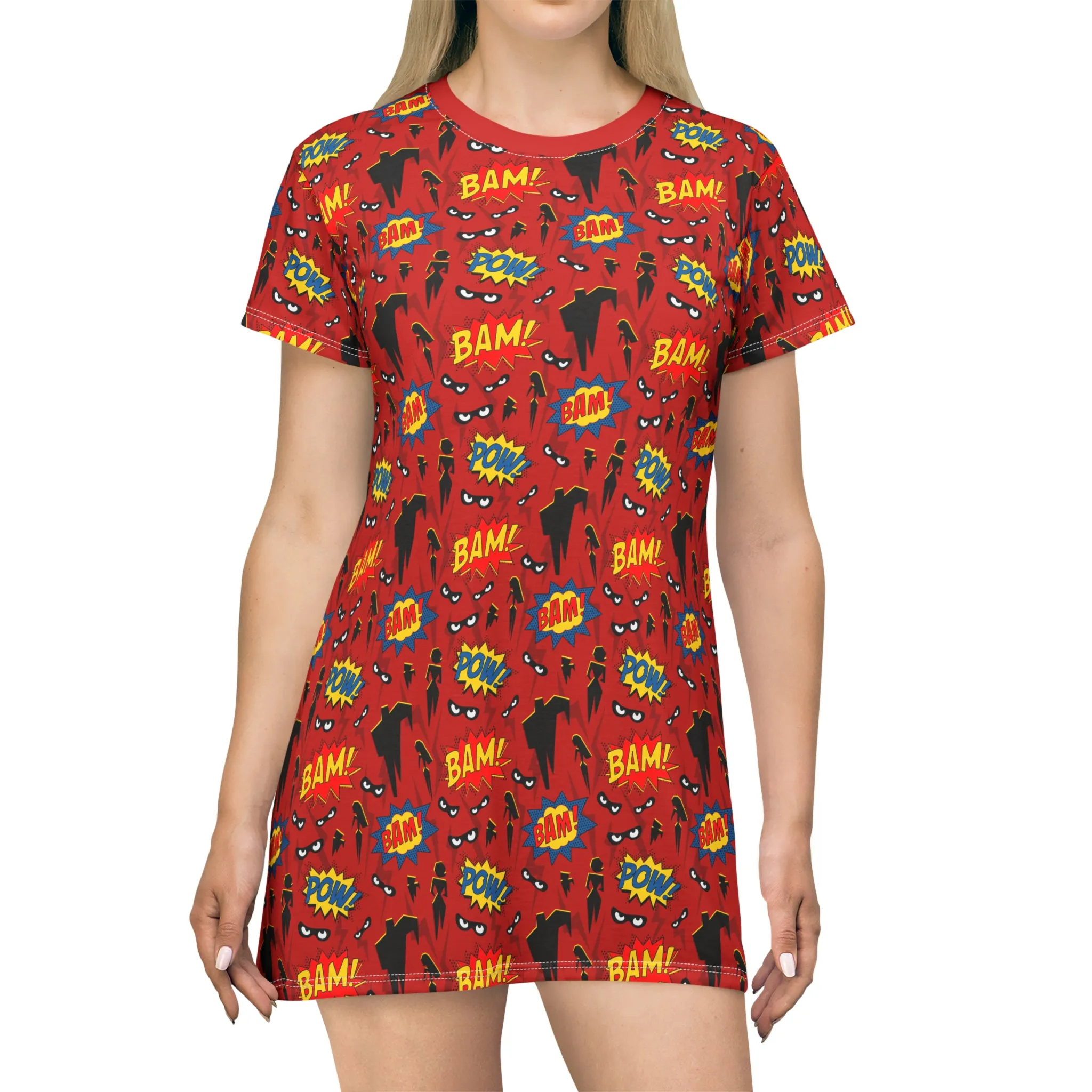 Super Heroes T-Shirt Dress