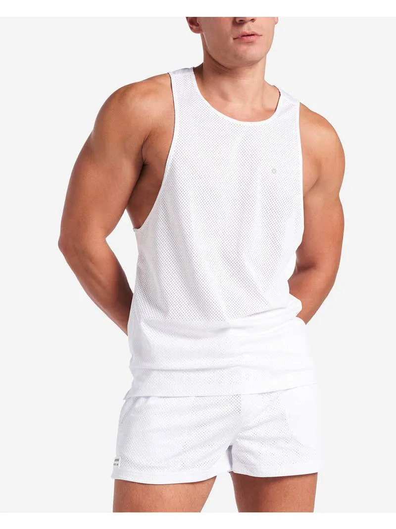 TEAMM8 S.S.C. Mesh Tank - White