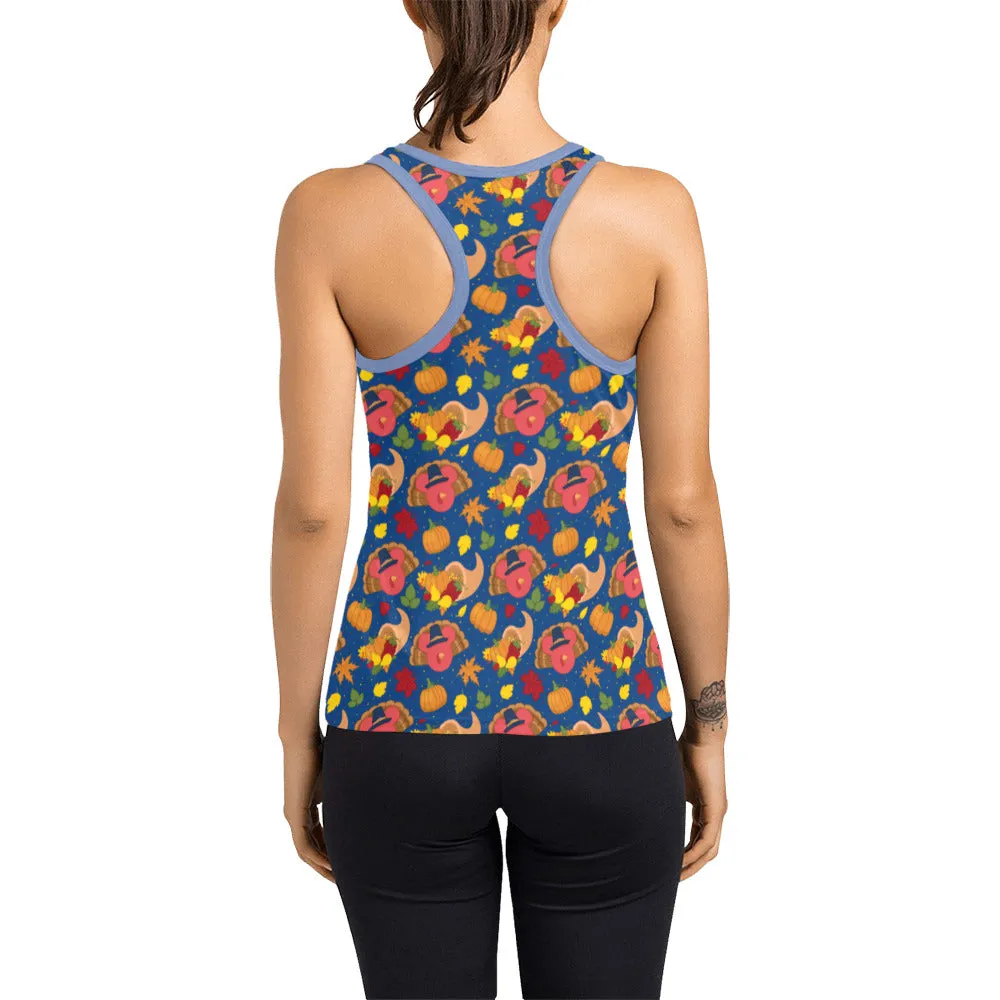 Thanksgiving Harvest Women's Racerback Tank Top