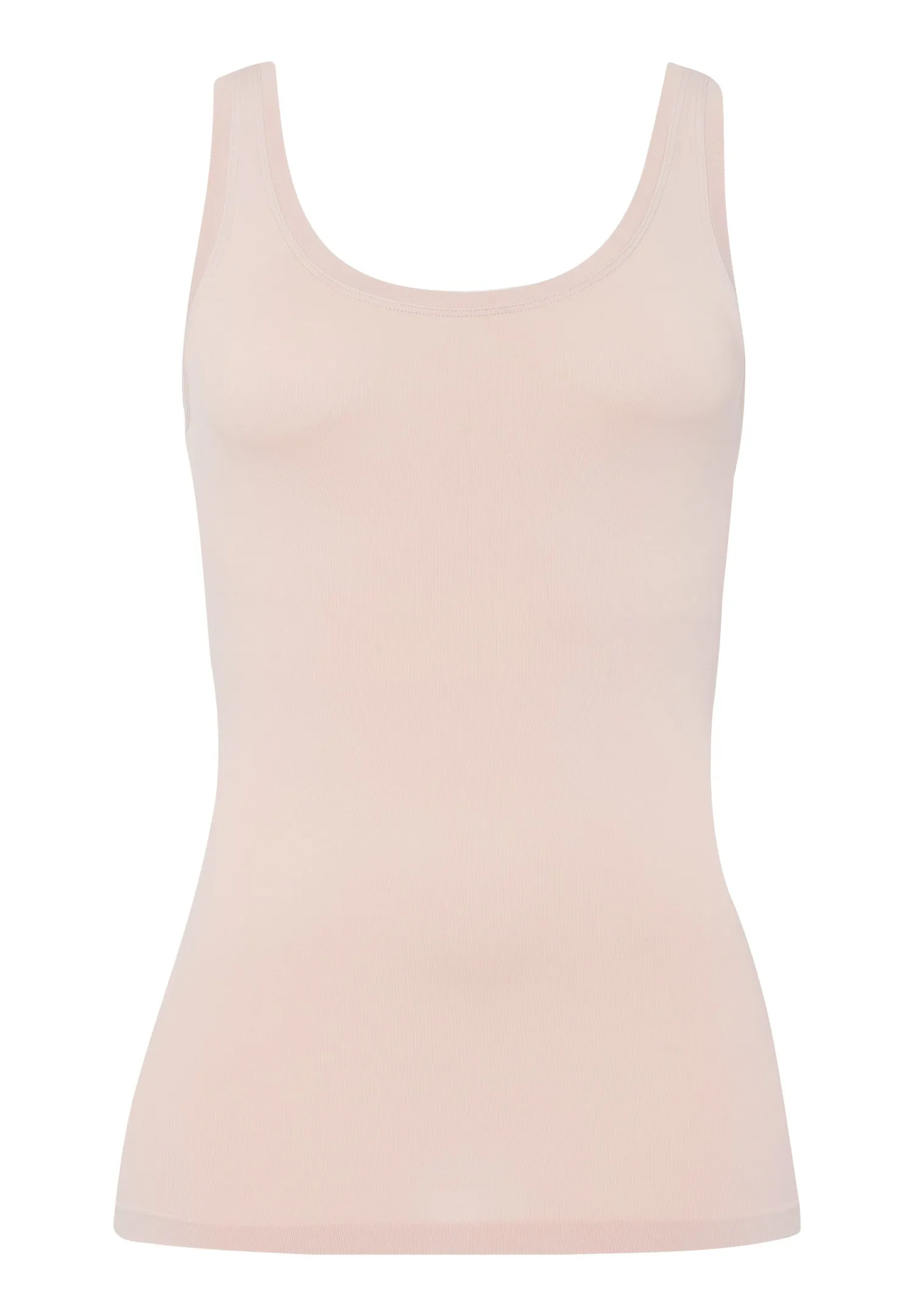 Touch Feeling Round Neck Tank Top | Peach Whip 71814-2311