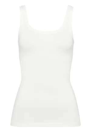 Touch Feeling Round Neck Tank Top | White 71814-101