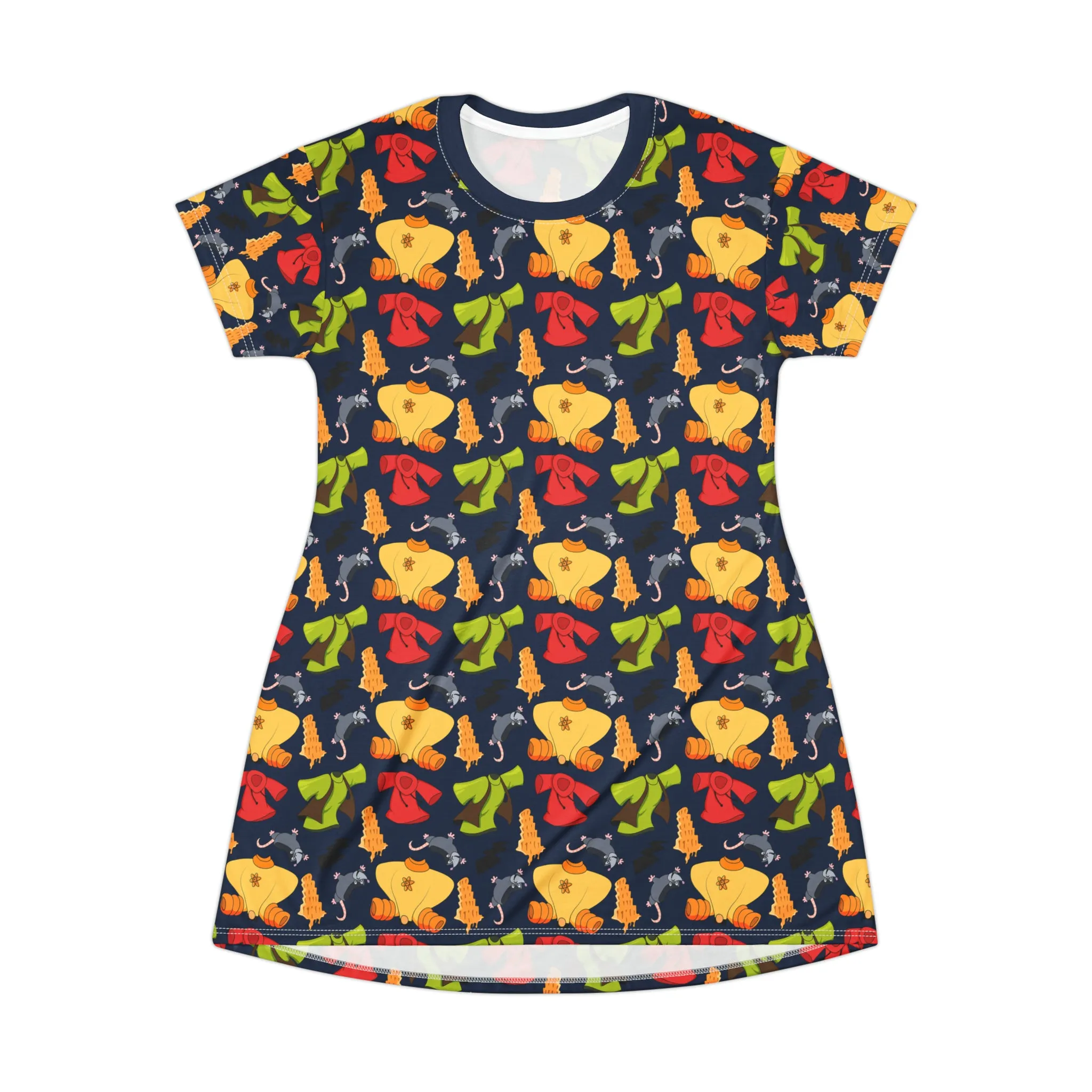 Tower Of Cheeza T-Shirt Dress