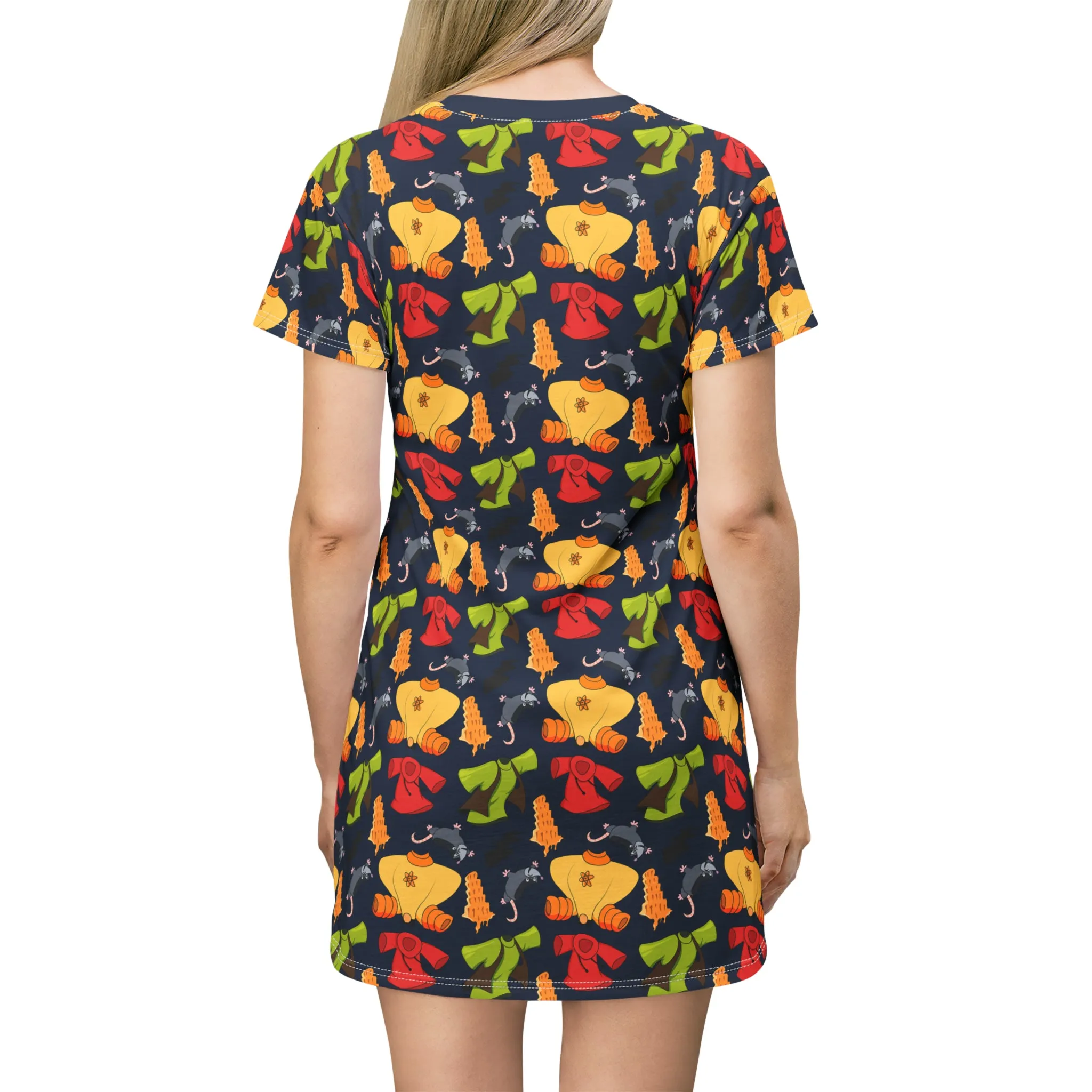 Tower Of Cheeza T-Shirt Dress