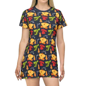 Tower Of Cheeza T-Shirt Dress