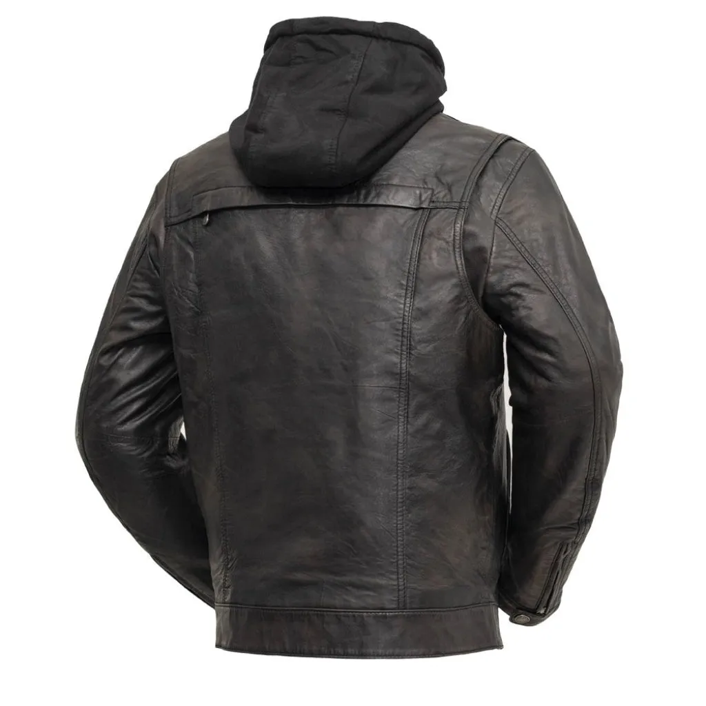 Vendetta Men's Motorcycle Leather Jacket - Extreme Biker Leather