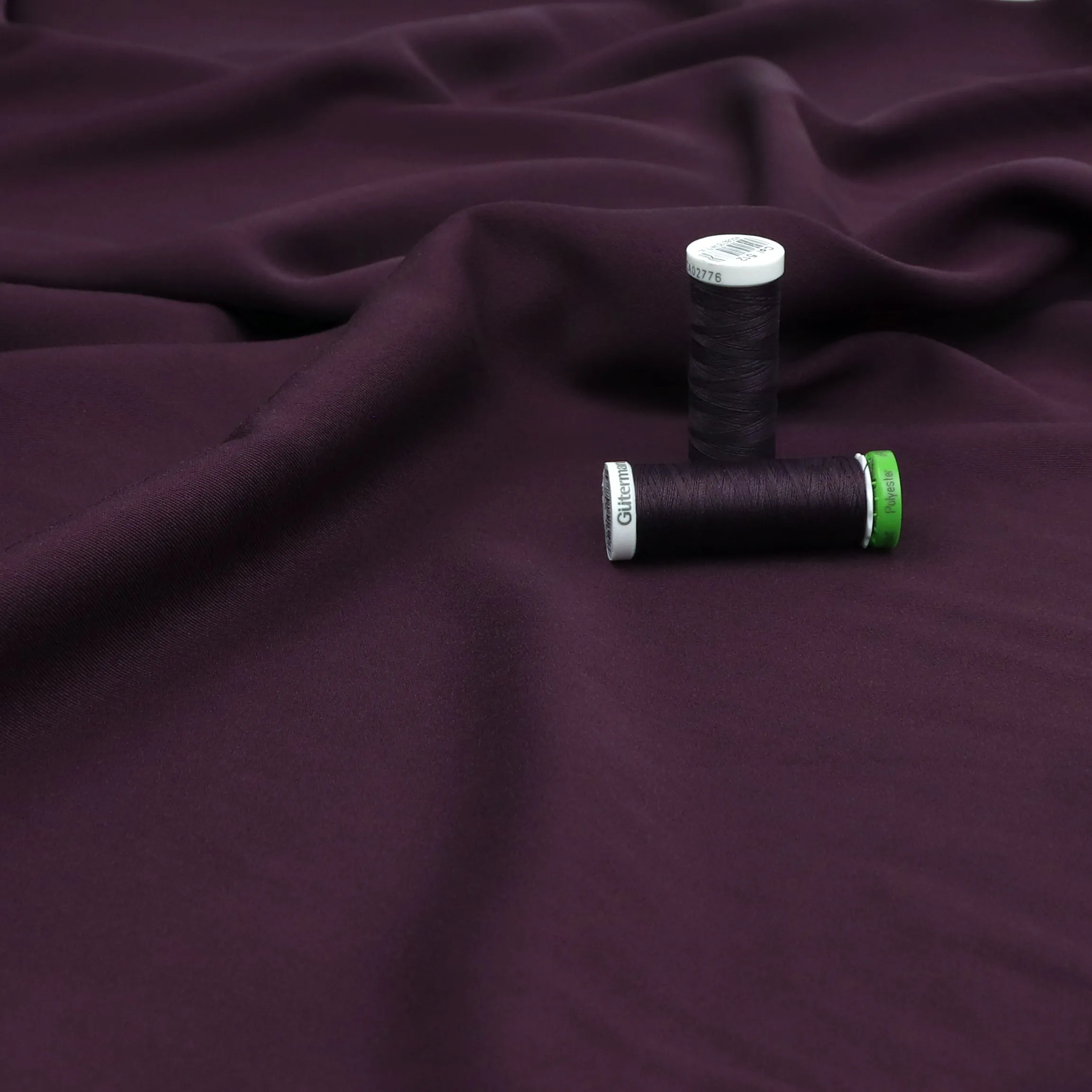 Viscose Twill - Aubergine