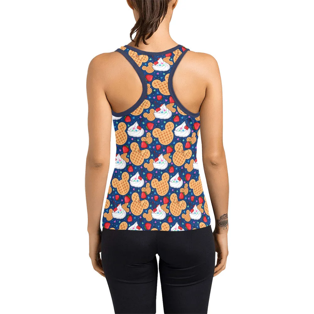 Waffles Women's Racerback Tank Top