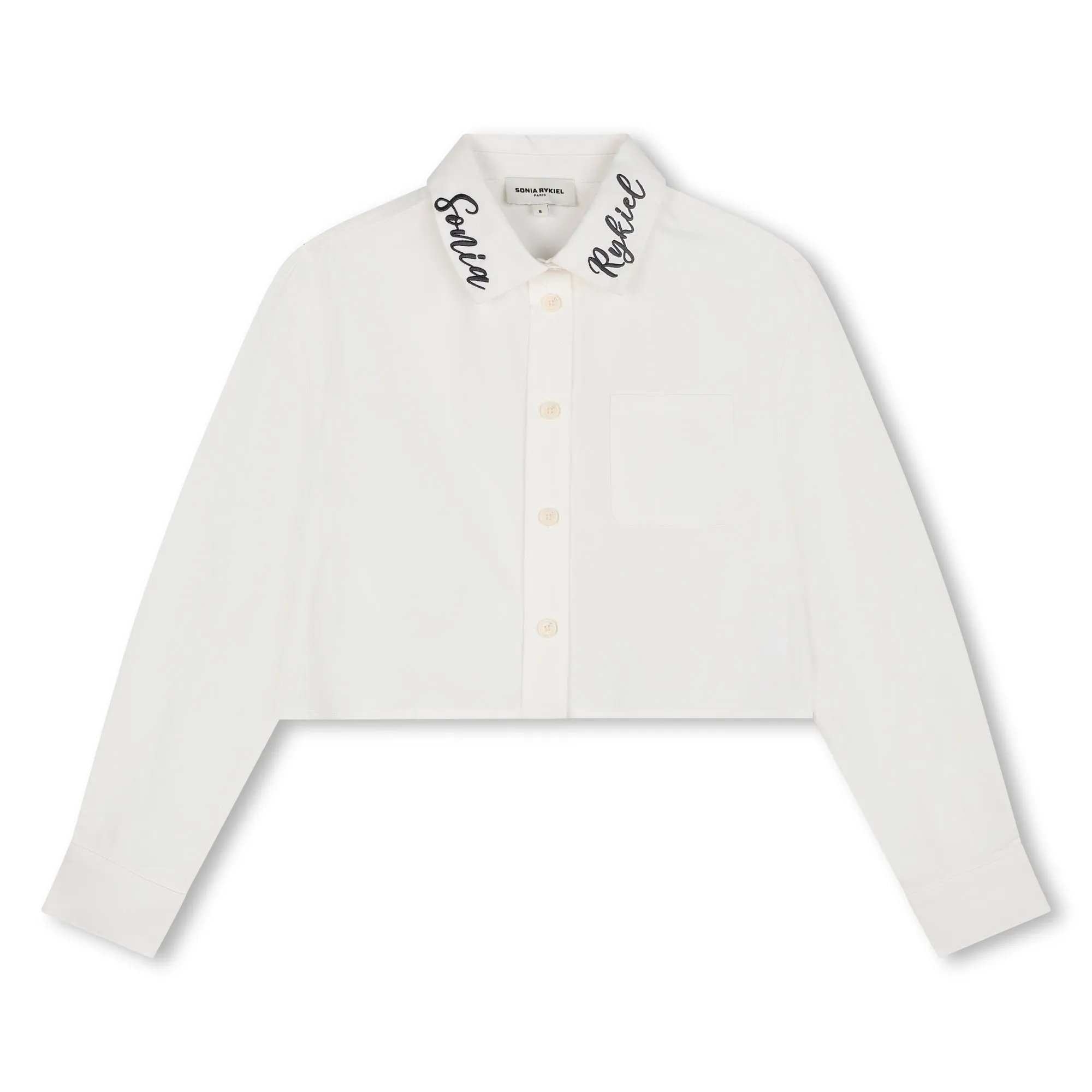 White SR Collar Shirt