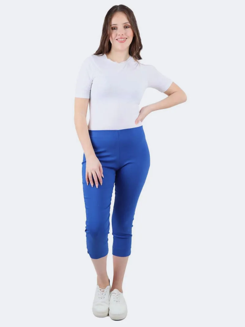 Women's Italian Crop Capri Bengaline Trouser