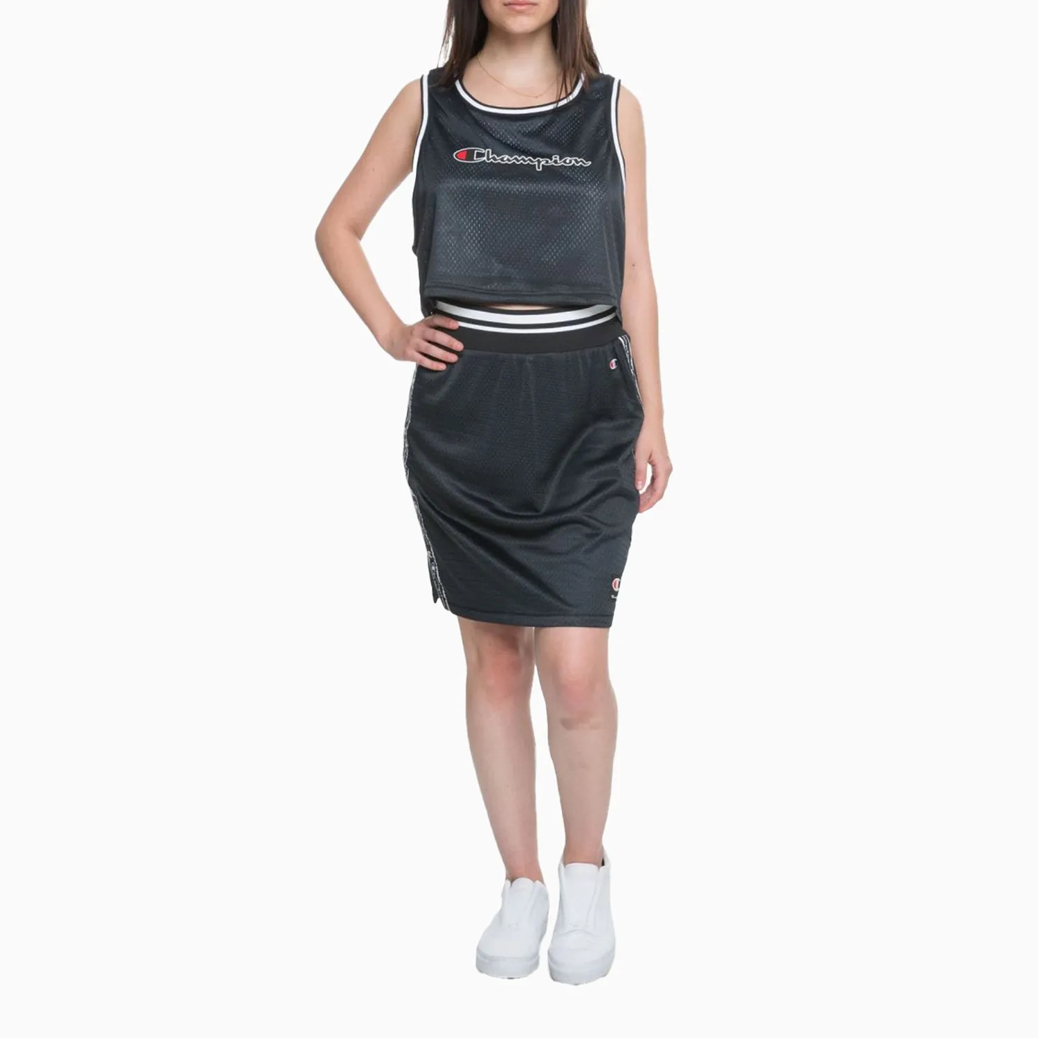 Women's Reversible Mesh Cropped Tank Top