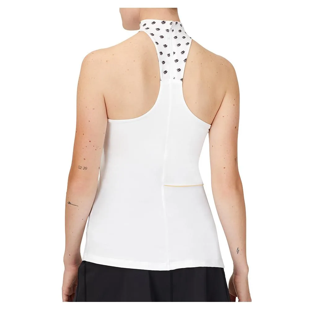 Women's Wild Card High Neck Racerback Tennis Tank