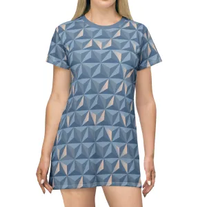 World Traveler T-Shirt Dress